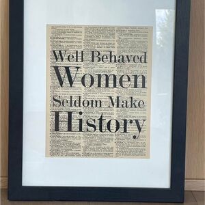 Framed inspirational wall art